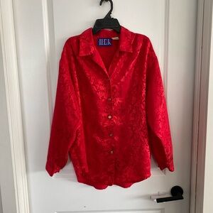 Vintage Button-Up Blouse